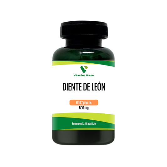 Diente de Leon de Vitamina Green Detox hepático, mejora digestión. 100% natural, vegano. ¡Compra ahora en Chile y potencia tu bienestar!