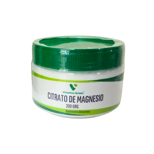 Citrato de Magnesio Vitamina Green: máxima absorción y relajación. Mejora tu sueño y reduce el estrés. ¡Compra el tuyo en Chile!