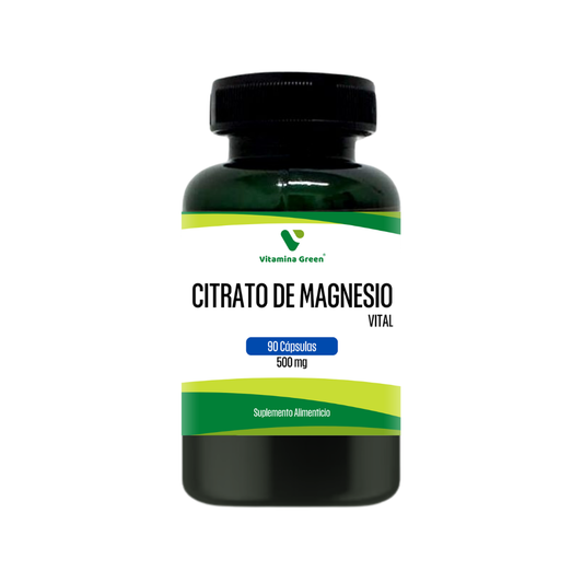 Vitamina Green Citrato de Magnesio: el suplemento ideal para reducir el estrés, mejorar el sueño y relajar tus músculos. ¡Compra el tuyo en Chile!