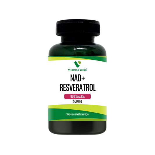 NAD+ Resveratrol, revitaliza tus células, mejora la energía y combate el envejecimiento. ¡Renueva tu vitalidad y bienestar de forma natural!