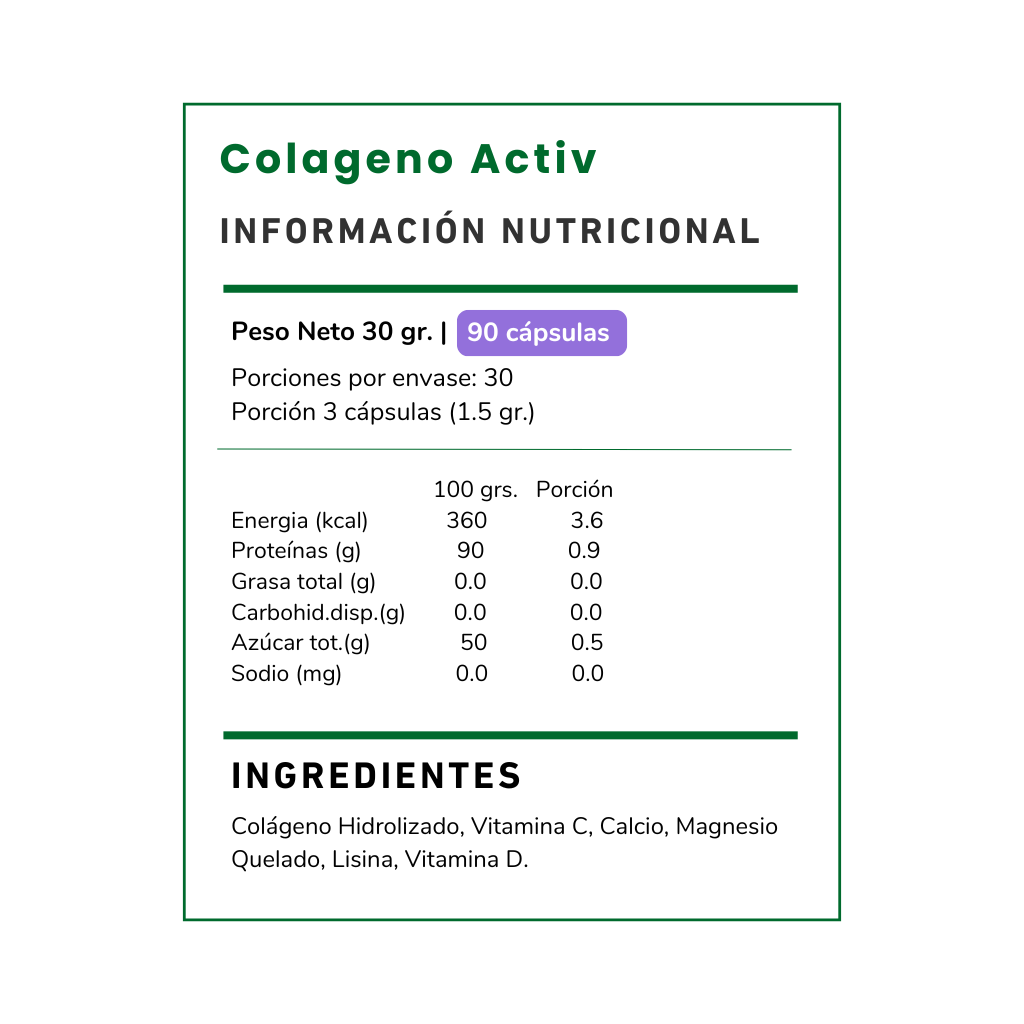 Colágeno Hidrolizado, mejora la salud de tus huesos, piel y articulaciones. Colageno Hidrolizado con Vitamina C, Calcio y más. ¡Recupera tu vitalidad naturalmente!