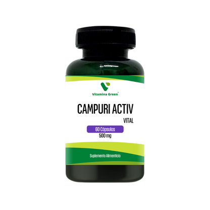 Vitamina Green Campuri Activ: apoya la salud del hígado y el control del colesterol de forma natural. ¡Compra en Chile y mejora tu bienestar!