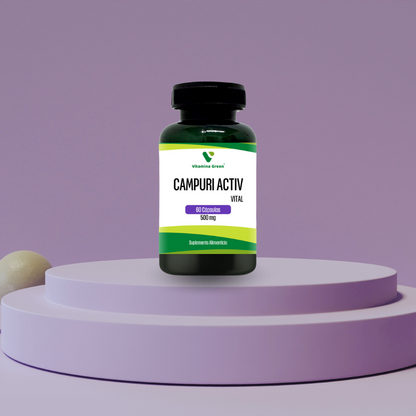 Vitamina Green Campuri Activ: apoya la salud del hígado y el control del colesterol de forma natural. ¡Compra en Chile y mejora tu bienestar!