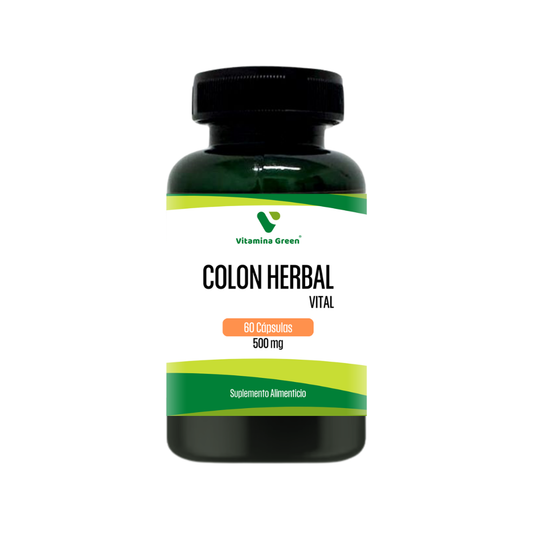 Vitamina Green Colon: apoya la salud digestiva, el tránsito intestinal y reduce la hinchazón. ¡Compra en Chile y siéntete aliviado!