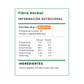 Fibra Herbal, Mezcla natural con cáscara sagrada, linaza y aloe. Podría favorecer la digestión, aliviar el estreñimiento y mejorar la salud intestinal. ¡Pruébalo hoy!
