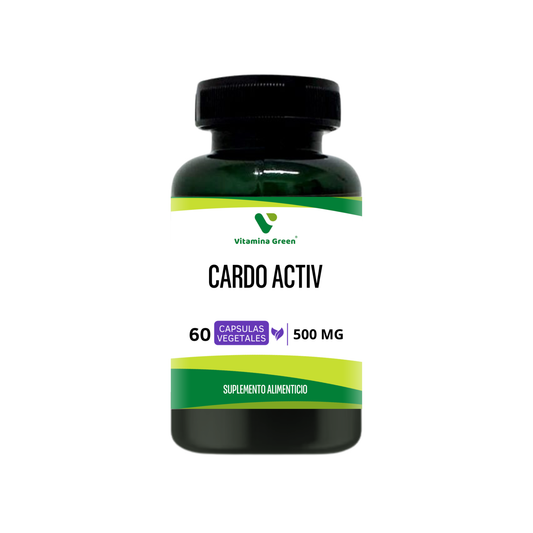 Cardo Mariano Vitamina Green, con Alcachofa y Boldo para la salud del hígado y la desintoxicación. ¡Compra en Chile y siéntete renovado!