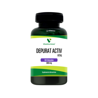 Vitamina Green Depurat: poderosa fórmula natural para desintoxicar tu cuerpo y apoyar la función de tu hígado. ¡Compra en Chile y siéntete renovado!