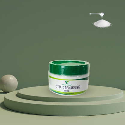 Citrato de Magnesio Vitamina Green: máxima absorción y relajación. Mejora tu sueño y reduce el estrés. ¡Compra el tuyo en Chile!