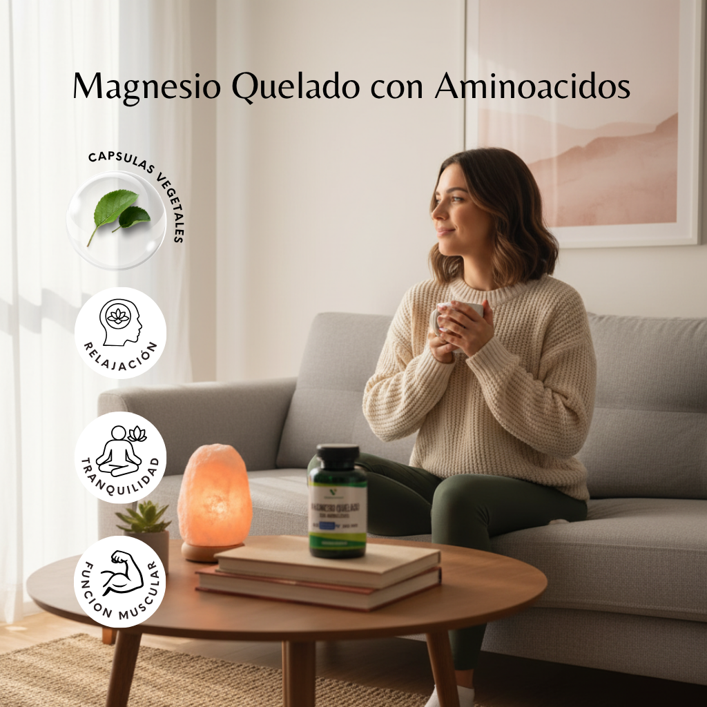 Pack Relax Total: combina Magnesio Quelado y Ashwagandha para ayudarte a calmar la mente, aliviar el estrés y dormir profundamente.