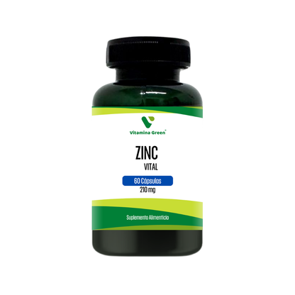 Zinc Vitamina Green: fortalece tu sistema inmune y mejora la salud de tu piel de forma natural. ¡Compra tu suplemento esencial en Chile!