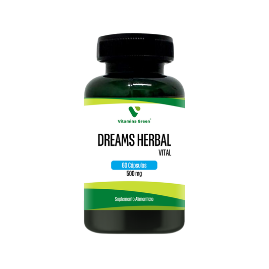 Dreams Herbal, Promueve un sueño reparador con Crataegus, Melissa, Naranjo Amargo y Valeriana. ¡Relájate y mejora tu descanso naturalmente! 