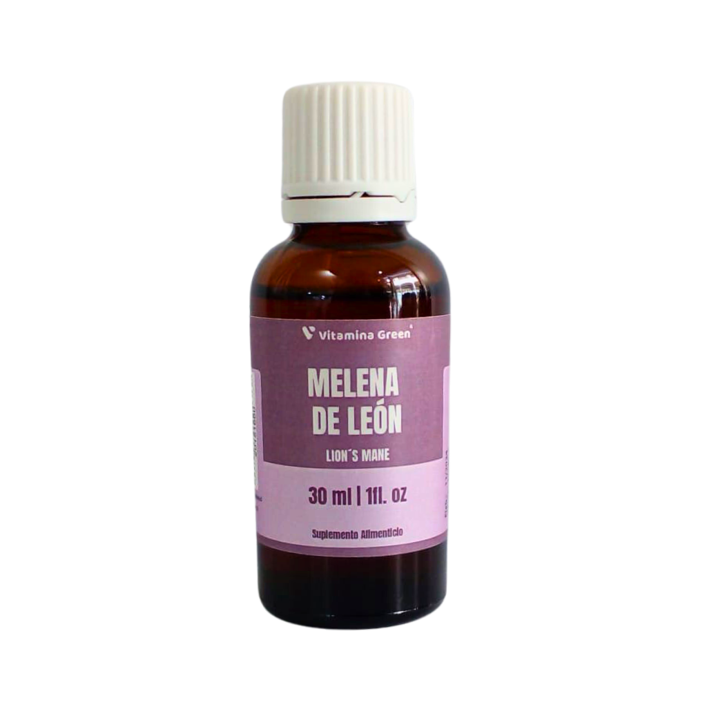 Melena de León en gotas, fortalece tu memoria, mejora la concentración y apoya la salud cerebral. ¡Potencia tu mente de forma natural!