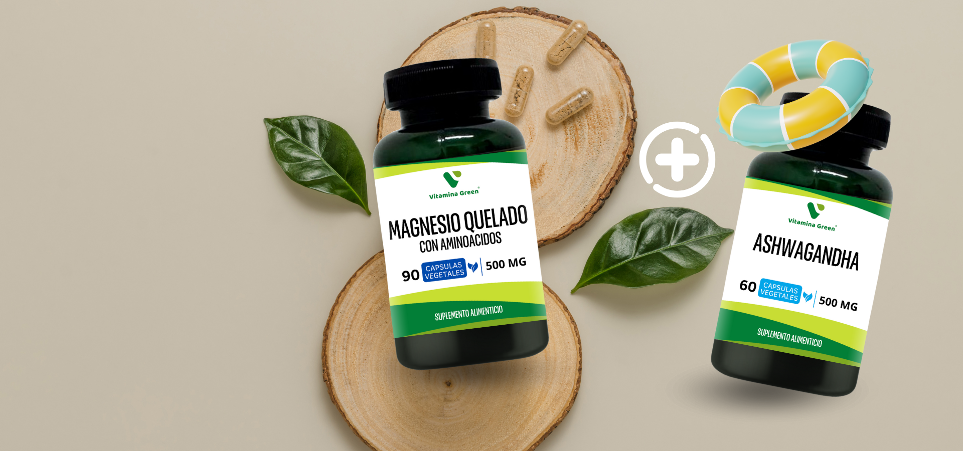 Ashwagandha Chile de Vitamina Green Potencia tu equilibrio diario. Suplemento alimentario natural para apoyar tu vitalidad. 