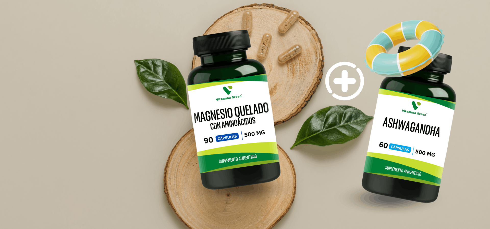 Ashwagandha Chile de Vitamina Green Potencia tu equilibrio diario. Suplemento alimentario natural para apoyar tu vitalidad. 