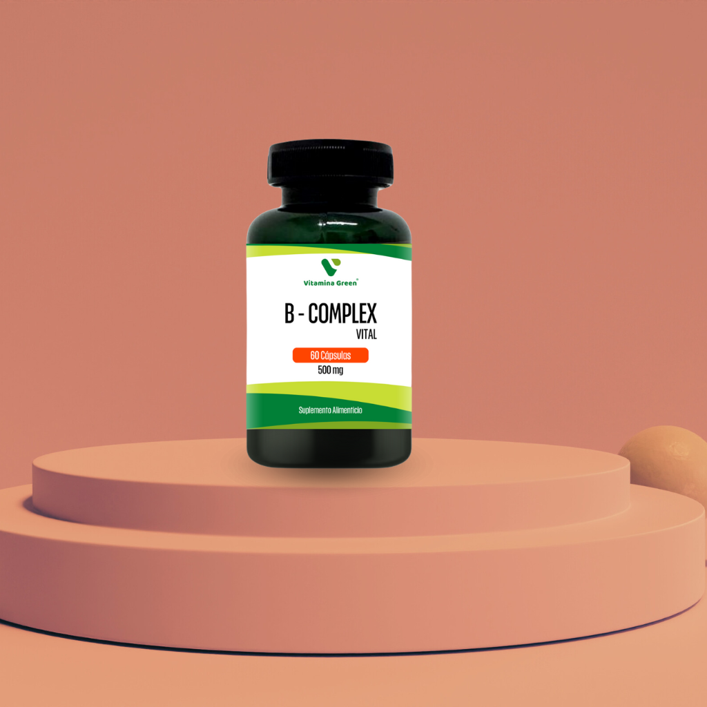 B-Complex, vitaminas del Complejo B que podría ayudar a la energía, el metabolismo y el sistema nervioso. ¡Vitalidad y bienestar en cada cápsula!