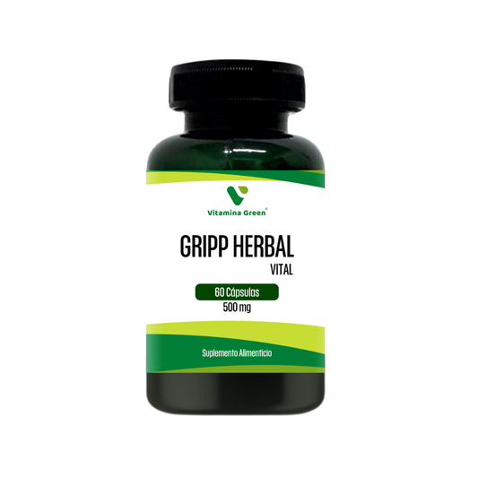 Vitamina Green Gripp Herbal Suplemento: fortalece tu inmunidad y alivia resfriados con Propóleo y Vitamina C. ¡Compra en Chile y siéntete protegido!
