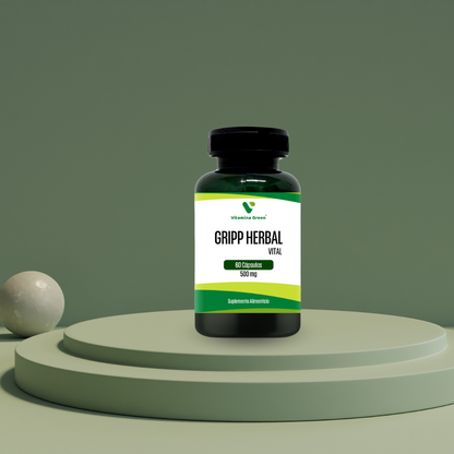 Vitamina Green Gripp Herbal Suplemento: fortalece tu inmunidad y alivia resfriados con Propóleo y Vitamina C. ¡Compra en Chile y siéntete protegido!