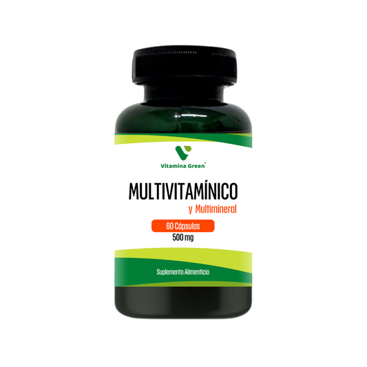 Refuerza defensas, aumenta energía y bienestar diario. Suplemento Multivitamínico Vitamina Green en Chile. ¡Compra online hoy mismo!