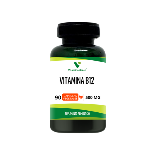 Vitamina B12 Vitamina Green, suplemento esencial para tu energía diaria. Mejora el ánimo y la concentración. ¡Compra la tuya en Chile hoy!