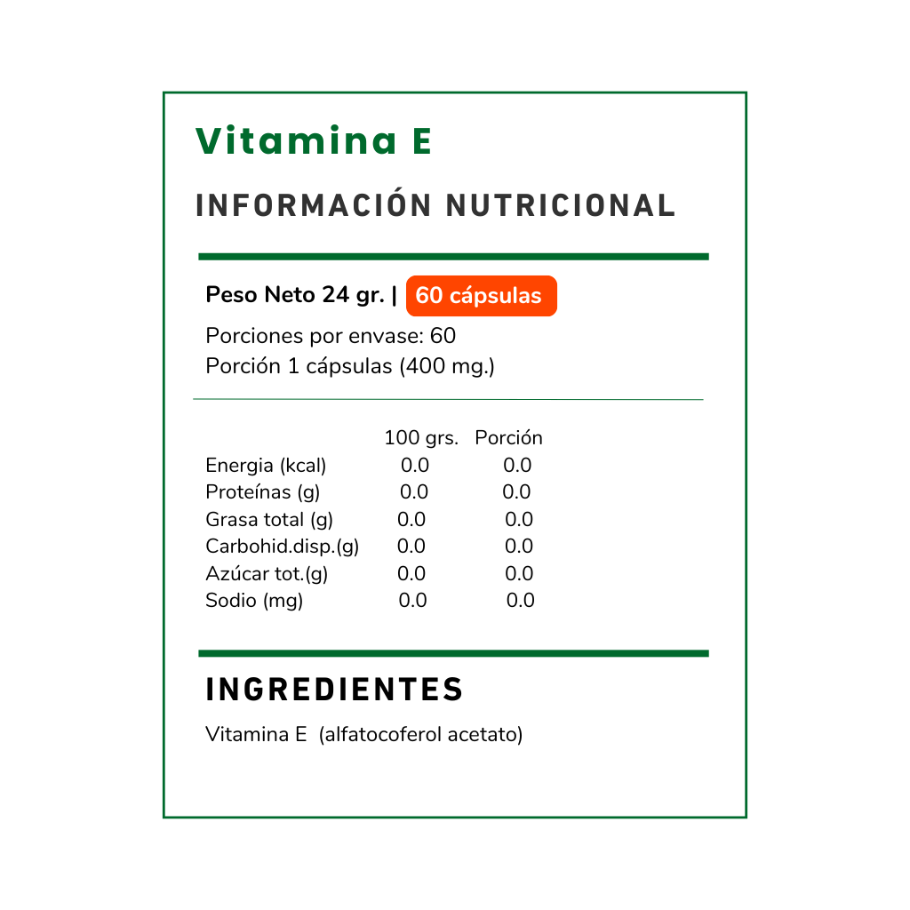 Potente antioxidante para tu piel y salud celular. La Vitamina E podría ayudar a proteger tu organismo del estrés oxidativo. ¡Añádela a tu rutina diaria!