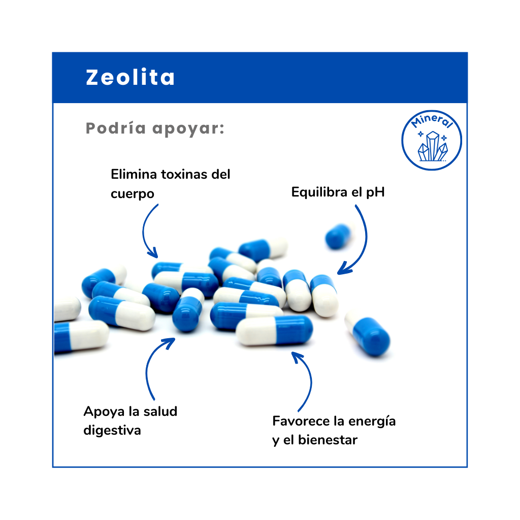 Zeolita, Detox natural que ayuda a eliminar toxinas y metales pesados. Purifica tu cuerpo y mejora tu bienestar. ¡Descubre sus beneficios hoy!